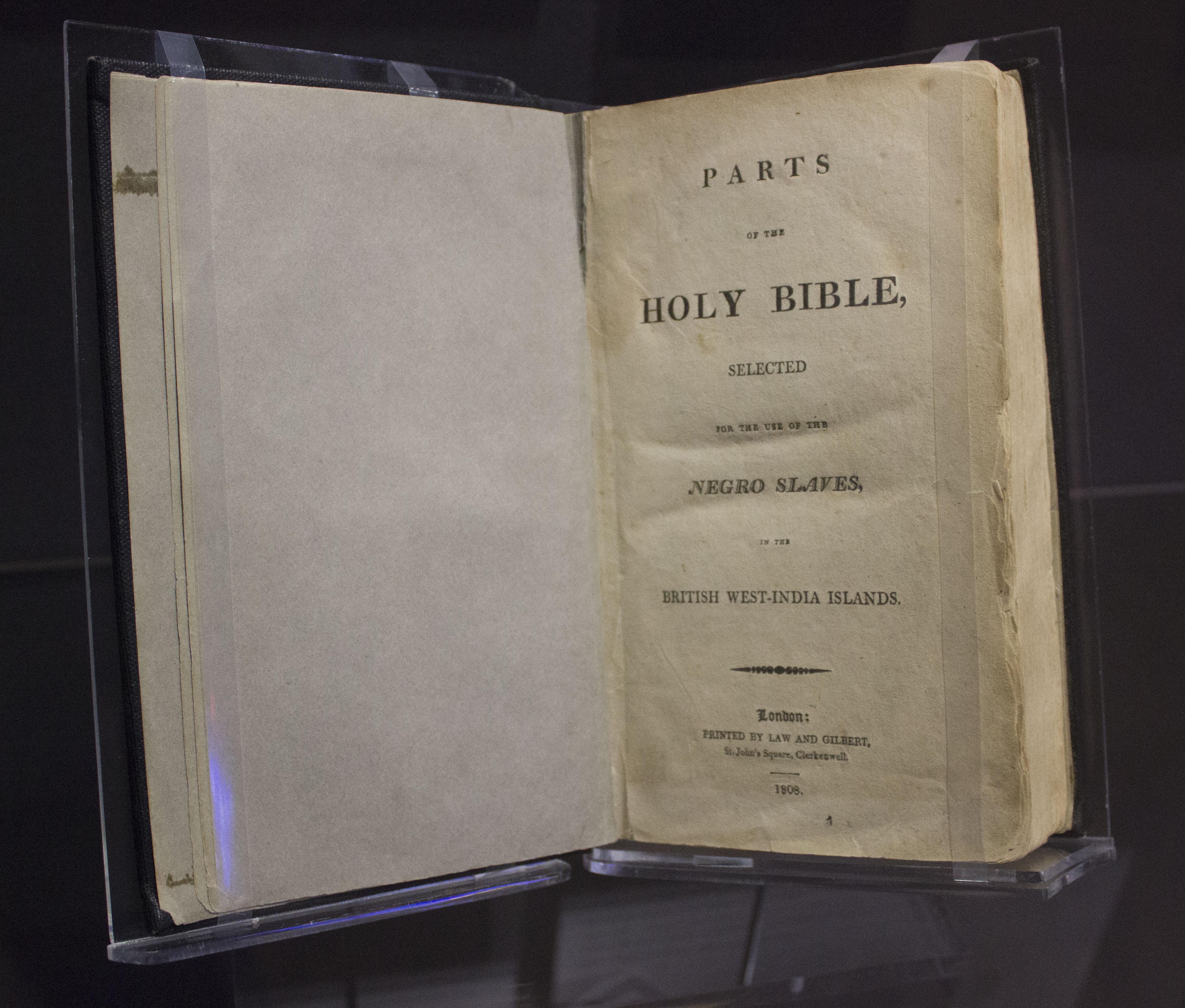Slave Owners Heavily Edited ‘Slave Bible’  to Remove Passages That Might Encourage Uprisings
